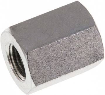 Hochdruck-Muffe G 3/8"-G 1/4", Stahl verzinkt