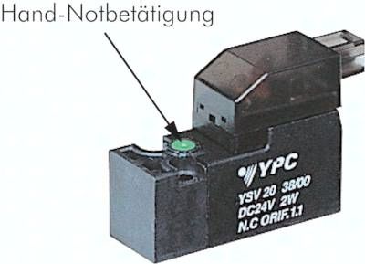 3/2-Wege Magnetventil,Flansch, geschlossen (NC), 24 V=