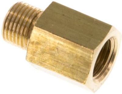 Gewindeverlängerung G 1/8"-15mm, 16 bar Messing