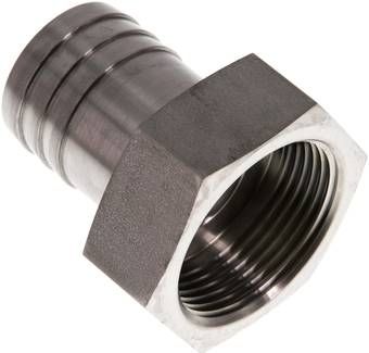 Aufschraub-Schlauchtülle G 1 1/4"-32mm, 40 bar 1.4571