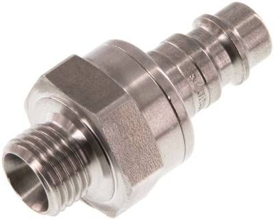 Kupplungsstecker (NW7,2) G 1/4"(AG), Edelstahl