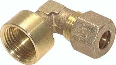Winkel-Aufschraub-Klemmring-verschr. G 1/2"-12mm, Messing