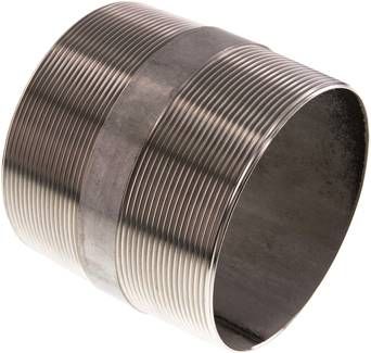 Rohrdoppelnippel R 4"-100mm, 20 bar 1.4571