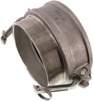 Sicherheits-Kamlock-Kupplung (B) R 6"(AG), Edelstahl (1.4408)