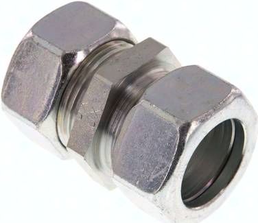 Gerade Schneidringverschrau-bung 28 L, Stahl verzinkt