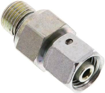 Einstellb. Schneidringverschr. 8 L-G 1/4", Stahl verzinkt