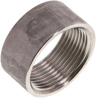 Anschweißmuffe Rp 1 1/4"-22,0mm, 1.4571 halb (DIN2986)