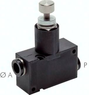 Druckregler 4-4mm, ohne Manometer, IQS-Standard