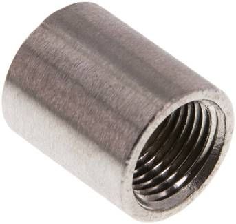 Rundmuffe NPT 3/8"-NPT 3/8", 16 bar 1.4408
