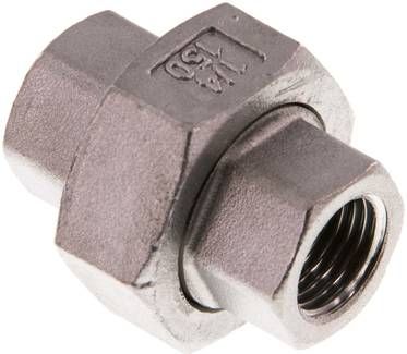 Verschraubung kon. dichtend Rp 1/4" (IG),16 bar 1.4408