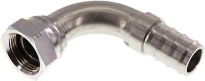 90°-Steckanschluss G 1" Ü-Mutter, 25,4mm GSP-Schlauch