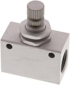 Block-Drosselrückschlagventil, G 1/2", Kompakt