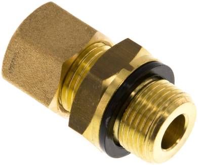 Gerade Klemmringverschraubung G 3/8"-10mm, Messing