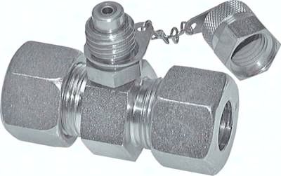 Messanschluss M16x2, 28 L-HD-Verschraubung, Stahl verzinkt