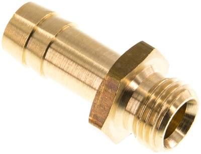 Gewindetülle G 1/4"-10mm, 16 bar Messing