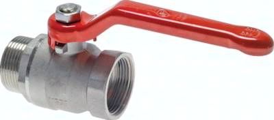 Messing-Kugelhahn, Eco-Line, R / Rp 2" (AG/IG), PN 25