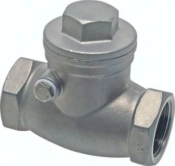 Edelstahl-Rückschlagklappe G 2 1/2", PN 16, Eco-Line