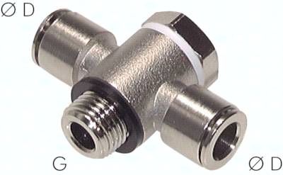 T-Steckanschluss, Hohlschrau. G 1/4"-8mm, Baureihe C