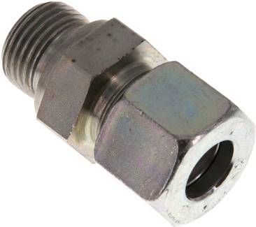 Gerade Schneidringverschr. 14 S-G 1/2", Stahl verzinkt