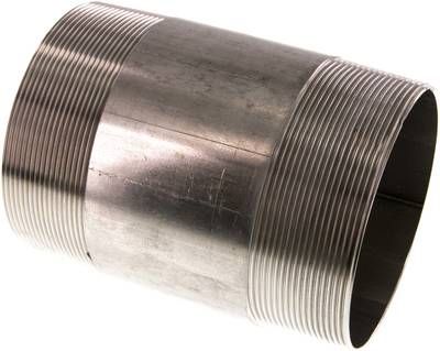 Rohrdoppelnippel R 4"-150mm, 20 bar 1.4571