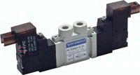 5/2-Wege Magnetventil, M 5, Impulsventil, 24 V=