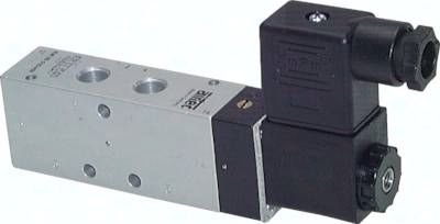 5/2-Wege Magnetventil, G 1/4", Feder, 24 V= (ATEX)