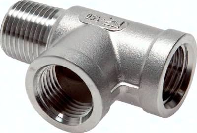 LE-Einschraubstück Rp 1/4"(IG)-R 1/4"(AG), 16 bar 1.4408