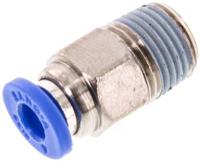 Gerader Steckanschluss R 1/8"-4mm, IQS-Standard