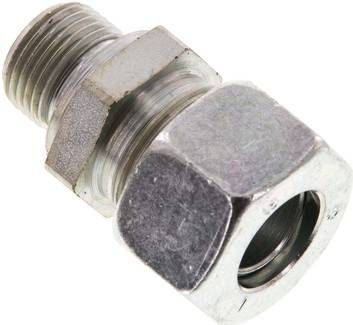 Gerade Schneidringverschr. 15 L-G 3/8", Stahl verzinkt