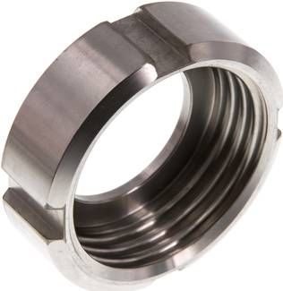 Nutmutter (Milchgewinde) RD52 x 1/6", 1.4301