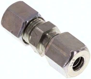 Gerade Schneidringverschrau-bung 5 LL, Stahl verzinkt