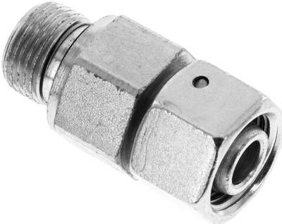 Einstellb. Schneidringverschr. 12 L-G 3/8", Stahl verzinkt