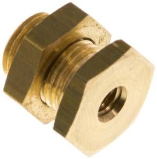 Schottverschraubung M 5-G 1/8", 16 bar Messing