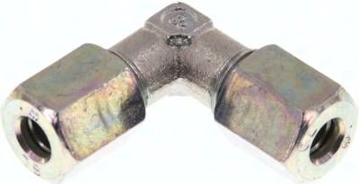 Winkel-Schneidringverschrau-bung 6 L, Stahl verzinkt