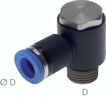Winkel-Steckanschluss M 5-3mm, IQS-Standard