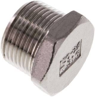Verschlussstopfen Außenskt. NPT 3/4", 1.4408