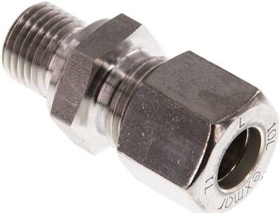 Gerade Schneidringverschr. 10 L-G 1/4", Klemmring 1.4571 (NC)