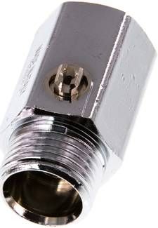 Messing-Minikugelhahn Innen-/ Außengewinde G 1/2", PN 15