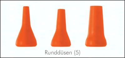 Gelenkschlauch, 1/2", Runddüse 9,5 mm Ø (innen)