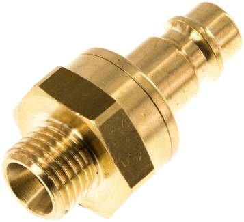 Kupplungsstecker (NW7,2) G 1/4"(AG), Messing