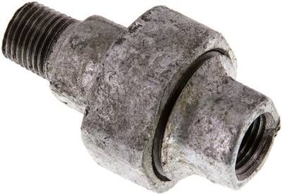 Verschraubung kon. dichtend, Rp 1/4"/R 1/4" (IG/AG)