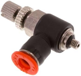 Mini-Winkel-Drosselrückschlag-ventile M 3-4mm