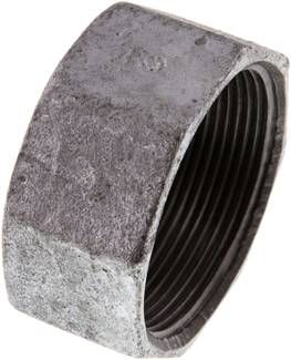 Verschlusskappe Rp 2", 25 bar Temperguss verzinkt