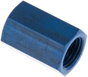 Muffe G 1/4"-G 1/4", 16 bar Aluminium