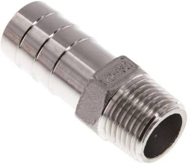 Gewindetülle R 1/2"-19mm, 16 bar 1.4408
