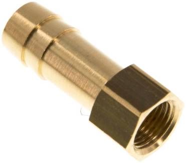 Aufschraub-Schlauchtülle G 1/8"-9mm, 16 bar Messing