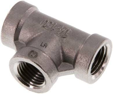 T-Stück Rp 1/4" (IG), 16 bar 1.4408