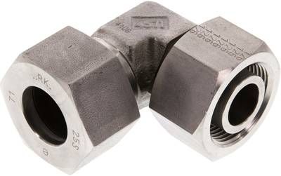 Einstellb. Winkel-Schneidring-verschr. 25 S, 1.4571