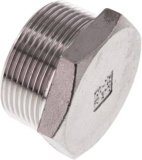 Verschlussstopfen Außenskt. R 1 1/2", 16 bar 1.4408