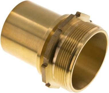 Gewindetülle, EN14420-5 G 2 1/2"-63mm, Messing